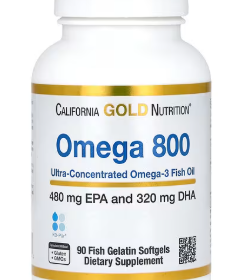 California Gold Nutrition 오메가 800 제약 등급 피쉬 오일